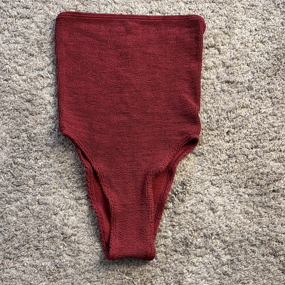 Bond-eye Fane Strapless One Piece Swimsuit NWOT